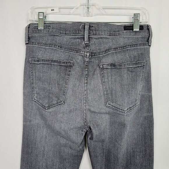 CITIZENS OF HUMANITY Rocket Crop Mid Rise Skinny Jeans GRAY BLACK size 28 Chic - Picture 10 of 10
